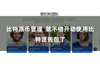 比特派币管理 就不错开动使用比特派钱包了