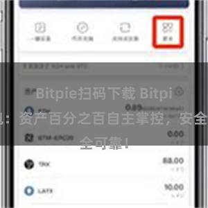 Bitpie扫码下载 Bitpie钱包：资产百分之百自主掌控，安全可靠！