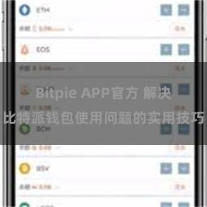 Bitpie APP官方 解决比特派钱包使用问题的实用技巧