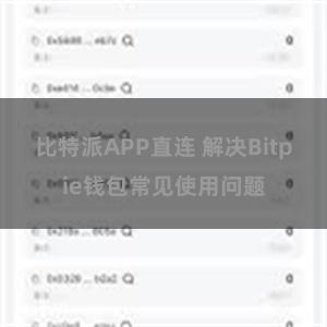 比特派APP直连 解决Bitpie钱包常见使用问题