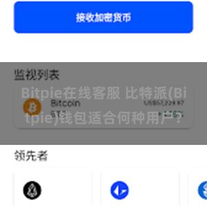 Bitpie在线客服 比特派(Bitpie)钱包适合何种用户？