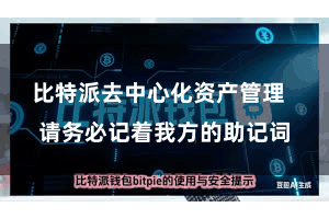 比特派去中心化资产管理  请务必记着我方的助记词
