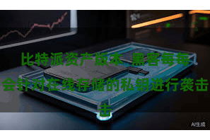 比特派资产版本 黑客每每会针对在线存储的私钥进行袭击