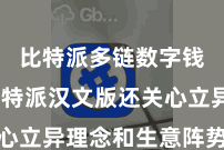 比特派多链数字钱包  比特派汉文版还关心立异理念和生意阵势的发展