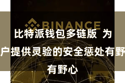 比特派钱包多链版  为用户提供灵验的安全惩处有野心