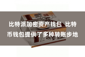 比特派加密资产钱包  比特币钱包提供了多种转账步地